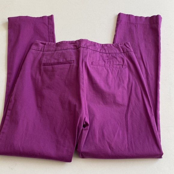 New York & Co. Womens Super Comfy Flat Front Stretch Trouser Ankle Pants, Size 6 - Picture 9 of 11